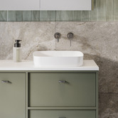 Timberline Addison 405mm Ceramic Semi-Inset Basin