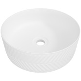 Timberline Allure Arrow 360mm Round Ceramic Above Counter Basin
