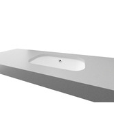 Timberline Bodhi 540mm Gloss White Undermount Basin