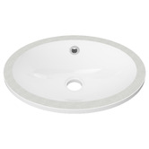 Timberline Amara 445mm Gloss White Undermount Basin