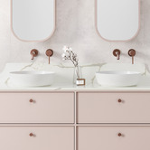 Timberline Chase 405mm Round Ceramic Above Counter Basin