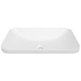 Timberline George 600mm Rectangular Ceramic Semi-Inset Basin