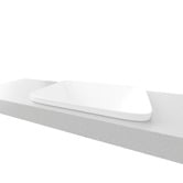 Timberline George 600mm Rectangular Ceramic Semi-Inset Basin