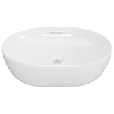 Timberline Giana 490mm Gloss White Above Counter Basin