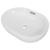 Timberline Giana 490mm Gloss White Above Counter Basin
