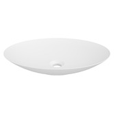 Timberline Feather 510mm Oval Ceramic Above Counter Basin