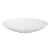 Timberline Feather 510mm Oval Ceramic Above Counter Basin