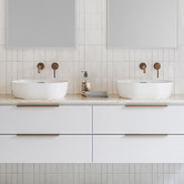 Timberline Giana 490mm Gloss White Above Counter Basin
