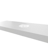 Timberline Round 260mm White Ceramic Undermount Basin