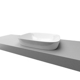 Timberline Lorenzo 505mm Ceramic Semi-Inset Basin
