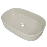 Timberline Myrtle 550mm Oval Ceramic Above Counter Basin