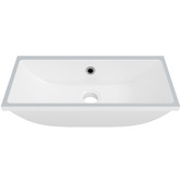 Timberline Ruby 530mm Gloss White Undermount Basin