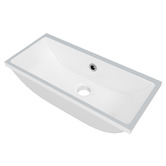 Timberline Ruby 530mm Gloss White Undermount Basin