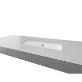 Timberline Ruby 530mm Gloss White Undermount Basin