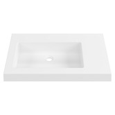 Timberline Accessible Essential 750mm Gloss White Composite Wall Hung Basin