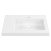 Timberline Accessible Essential 750mm Gloss White Composite Wall Hung Basin