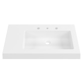 Timberline Accessible Essential 750mm Gloss White Composite Wall Hung Basin