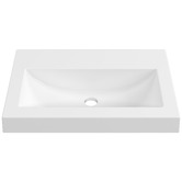 Timberline Accessible Monaco Grand Ensuite 600mm Gloss White Wall Hung Basin