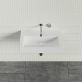 Timberline Accessible Monaco Grand Ensuite 600mm Gloss White Wall Hung Basin