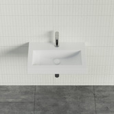 Timberline Accessible Monaco Grand Ensuite 600mm Gloss White Wall Hung Basin