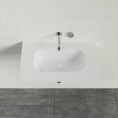 Timberline Accessible Stadium 750mm Gloss White Composite Wall Hung Basin
