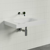 Timberline Accessible Stadium 750mm Gloss White Composite Wall Hung Basin