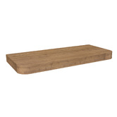 Timberline Splice Curved Bathroom Shelf