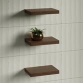 Timberline Splice Curved Bathroom Shelf