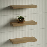 Timberline Splice Curved Bathroom Shelf