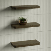 Timberline Splice Curved Bathroom Shelf