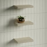 Timberline Splice Curved Bathroom Shelf