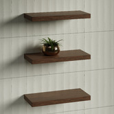 Timberline Splice Curved Bathroom Shelf