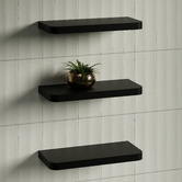 Timberline Splice Curved Bathroom Shelf