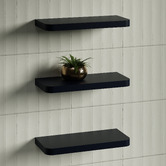 Timberline Splice Curved Bathroom Shelf