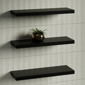Timberline Splice Curved Bathroom Shelf