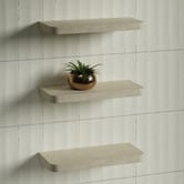 Timberline Splice Curved Bathroom Shelf