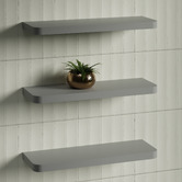 Timberline Splice Curved Bathroom Shelf