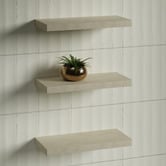 Timberline Splice Curved Bathroom Shelf