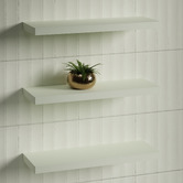 Timberline Splice Curved Bathroom Shelf