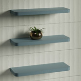 Timberline Splice Curved Bathroom Shelf