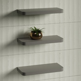 Timberline Splice Curved Bathroom Shelf
