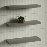 Timberline Splice Curved Bathroom Shelf