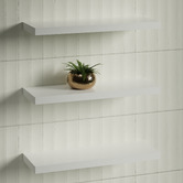 Timberline Splice Curved Bathroom Shelf