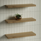 Timberline Splice Curved Bathroom Shelf