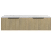 Timberline Elwood 1500mm Dockland Wall Hung Double Vanity Unit