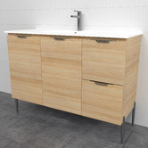 Timberline Nevada 1200mm Freestanding Vanity with Ceramic Countertop