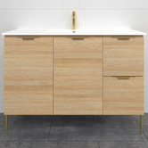 Timberline Nevada 1200mm Freestanding Vanity with Ceramic Countertop
