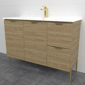Timberline Nevada 1200mm Freestanding Vanity with Ceramic Countertop
