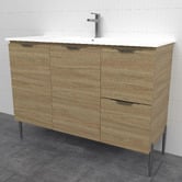 Timberline Nevada 1200mm Freestanding Vanity with Ceramic Countertop
