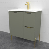 Timberline Nevada 750mm Freestanding Vanity with Ceramic Countertop